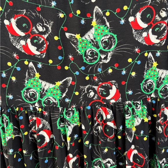 ModCloth Holiday Cat and Dogs Print Dress Medium NWT - Picture 11 of 11